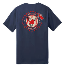 Load image into Gallery viewer, San Diego Fire Department Station 4 Swinging Friar Tee Navy
