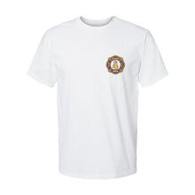 Load image into Gallery viewer, San Diego Fire Department Station 4 Swinging Friar Tee Front White
