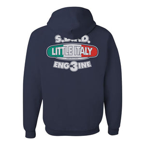 San Diego Fire Department Station 3 On Duty Zip Sweatshirt Back