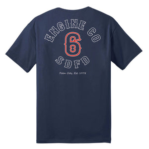Pre-Order Station 6 Midweight On Duty Tee Back
